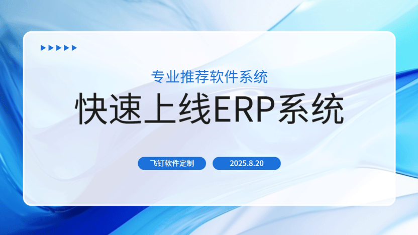 企业管理系统告急？飞钉ERP：当天部署，即刻开启高效运营！缩略图